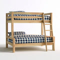 Etagenbett aus massivem Kiefernholz Natur, 90 x 200 cm, 210 x 100 x 160 cm